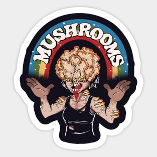 It's About Mushrooms Sticker